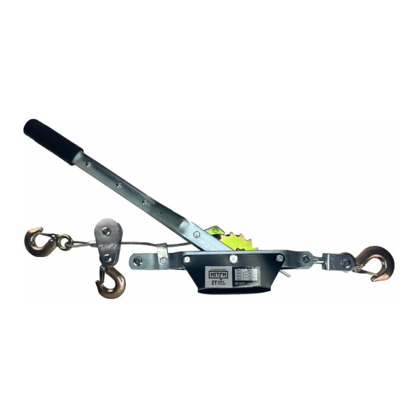 Рычажная гаражная лебедка HITCH CP 2002 2000 кг, канат 2.8 м, двойной храповый механизм SZ073185