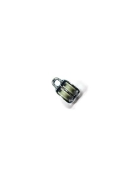 Двойной блок Bohrer пластик, цинк, 1/2" 15 мм, под трос 5 мм, 2 шт. BDP-15
