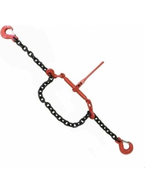 Крепежная цепь со стяжным механизмом КанТраст  крюк-крюк, 6 мм, 5 м KRTSKK65000STM