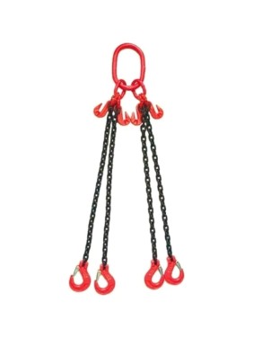 Цепной четырехветвевой строп с крюками-укоротителями КанТраст  4СЦ 3,15/5000 мм, на увеличенном звене 120x180 4STSUVZ3155000R Цепной четырехветвевой строп с крюками-укоротителями КанТраст  4СЦ 3,15/5000 мм, на увеличенном звене 120x180 4STSUVZ3155000R