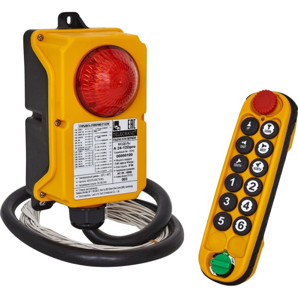 Промышленное радиоуправление TELECRANE A24-12D PRO 28-456В АС 4687203029104