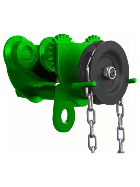 Тележка для ручных талей с цепным приводом HITCH TR100, 1 т, 3 м SZ068947