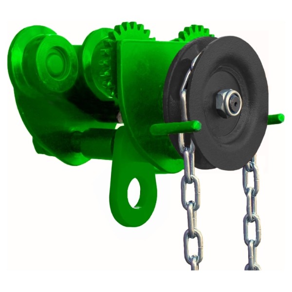 Тележка для ручных талей с цепным приводом HITCH TR100, 1 т, 3 м SZ068947