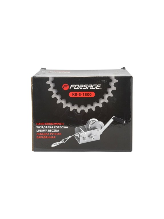 Барабанная ручная лебедка Forsage г/п 810кг F-KB-S-1800 52427