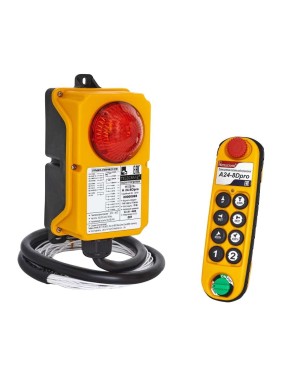Радиоуправление TELECRANE a24-8dpro, пульт 8 кнопок, 2 скорости, питание ac28-456v 00-00004054