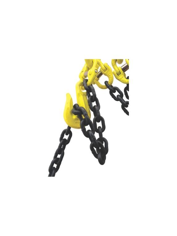 Цепной четырехветвевой строп ТРАСТ 4СЦ 11,5 т, 6000 мм, с увеличенным звеном для автокрана (укоротители) 8 класс 4687203238674