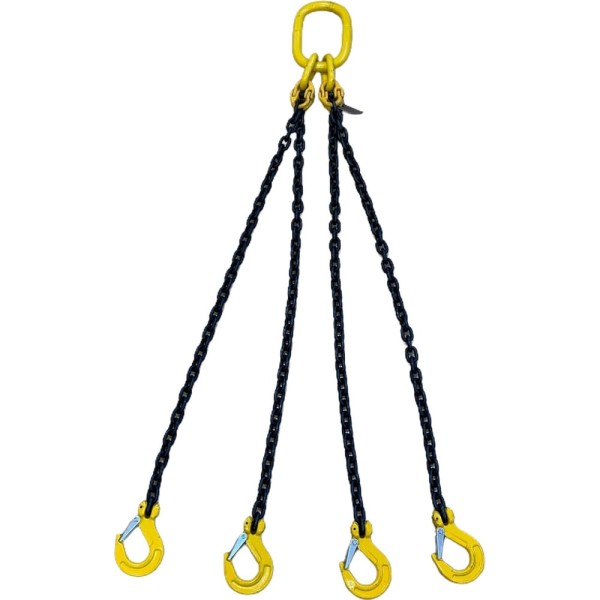 Цепной четырехветвевой строп ТРАСТ 4СЦ 11,2 т, 8000 мм, 8 класс 4687203238568