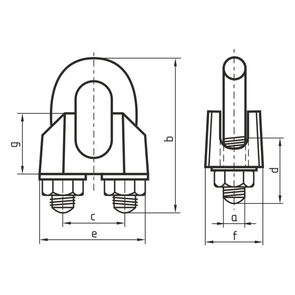 Дугообразные зажимы CERTEX DIN-741 KL05741