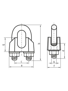 Дугообразные зажимы CERTEX DIN-741 KL06741