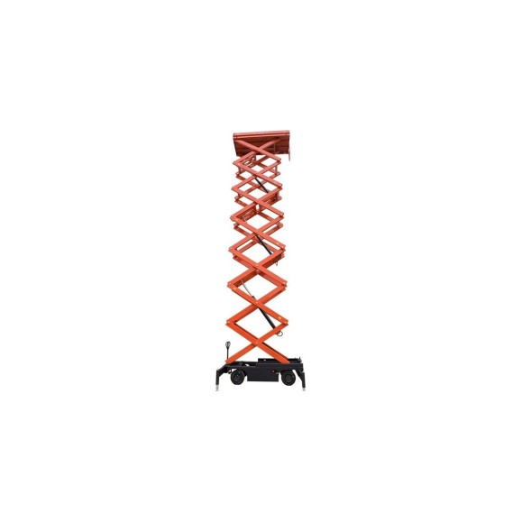 Самоходный подъемник ножничного типа с питанием от аккумуляторов Tower Drive 500-11 с выдвижной платформой Grost 212426