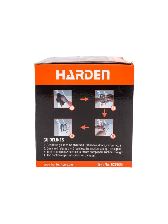 Стеклодомкрат HARDEN одиночный алюминиевый 620605