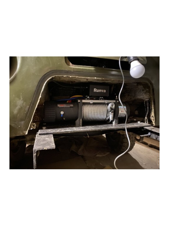 Автомобильная электрическая лебёдка RUNVA 12V 12000 lbs 5443 кг стальной трос EWX12000S