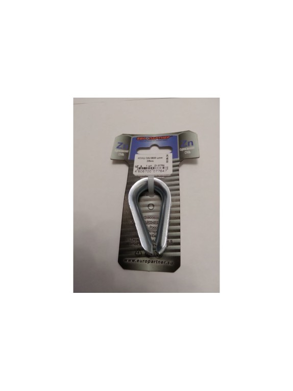 Коуш для стальных канатов CERTEX DIN6899B KOU08