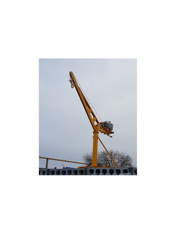 Мини кран OCALIFT г/п 400кг, с поворотной стрелой, вылет 130см, без лебёдки mini-130