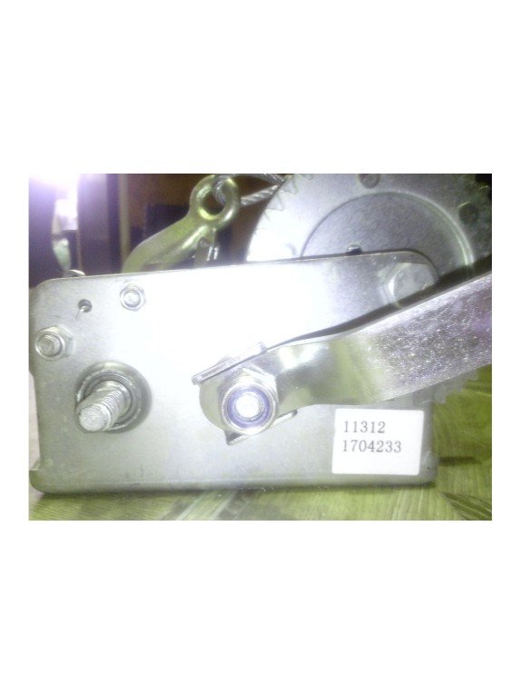 Ручная барабанная лебедка TOR ЛН-2500 (LHW) г/п 1,0 т, длина троса 10 м 11312