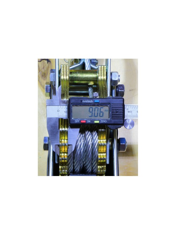 Ручная лебедка с двойным храповым механизмом KRAFT 4Т KT 705009