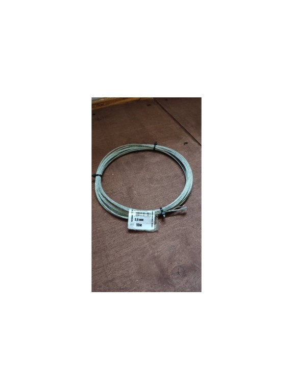 Стальной трос для растяжки DIN 3055, 2 мм, 10 м Tech-Krep 127842