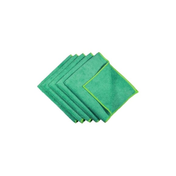 Микрофибра ACG 35х40 см, 320 г/м2, зеленая, 5 шт. в уп. 1025136