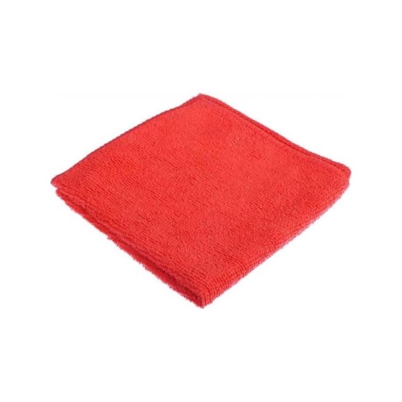 Хозяйственная салфетка ООО Комус микрофибра 220 г/кв. м, 35x35 см, красный, 5 шт. в упаковке 1563649