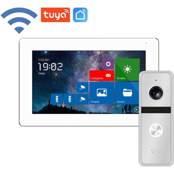 Комплект сенсорного монитора и вызывной панели Novicam Freedom 7 fhd wifi kit 4227