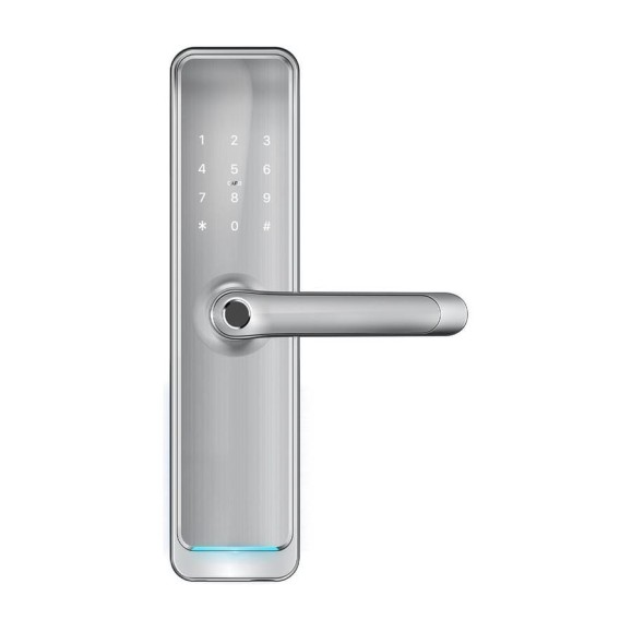 Электронный замок Novilock Smart fast silver v.4212 с врезным механизмом 5572 v.4936 4970