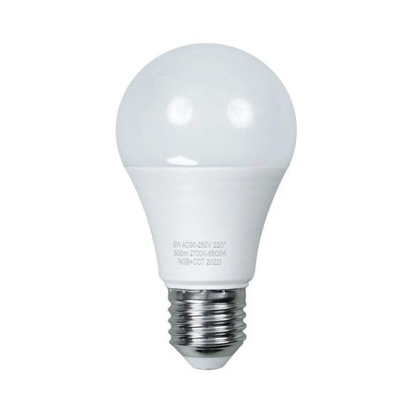 Светодиодная лампа Moes Smart LED Bulb Wi-Fi, E27, 9 Вт, 806 Лм, холодный белый WB-TDA9-RCW-E27 Светодиодная лампа Moes Smart LED Bulb Wi-Fi, E27, 9 Вт, 806 Лм, холодный белый WB-TDA9-RCW-E27