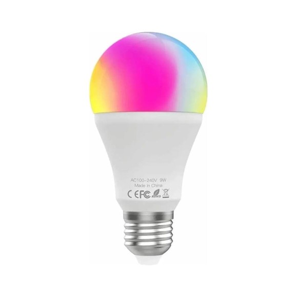 Светодиодная лампа Moes Smart LED Bulb Wi-Fi, E27, 7 Вт, 630 Лм, холодный белый WB-TDA7-RCW-E27 Светодиодная лампа Moes Smart LED Bulb Wi-Fi, E27, 7 Вт, 630 Лм, холодный белый WB-TDA7-RCW-E27