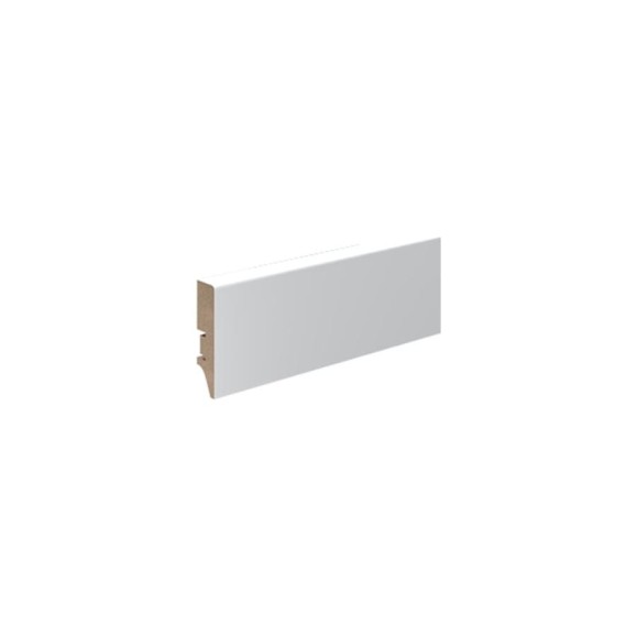 Напольный плинтус STELLA 60, МДФ, 2000x60x16 мм, белый, 7 шт. ЦБ-00012922