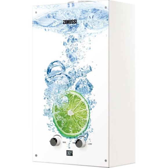 Газовая колонка Zanussi GWH 10 Fonte Glass Lime НС-1077261