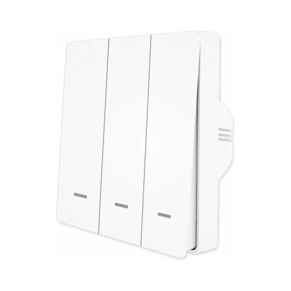 Выключатель Moes Gang Smart Switch, Zigbee, 95-250 В ZS-B-EU3 Выключатель Moes Gang Smart Switch, Zigbee, 95-250 В ZS-B-EU3