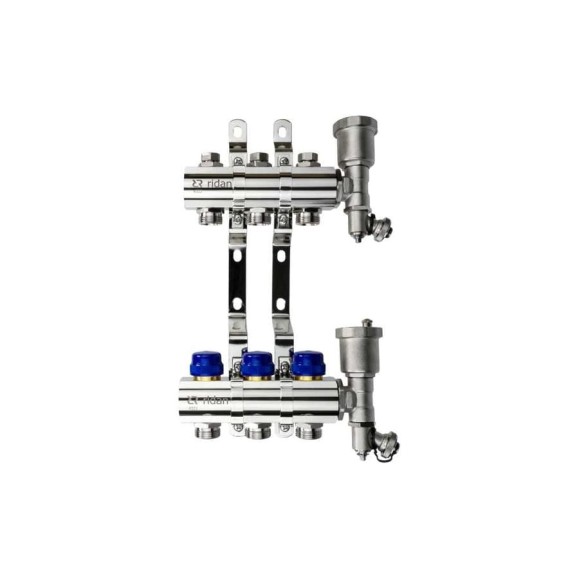 Коллектор+кронштейн+торцевая секция Ридан FHF-7R set 088U0707R Коллектор+кронштейн+торцевая секция Ридан FHF-7R set 088U0707R