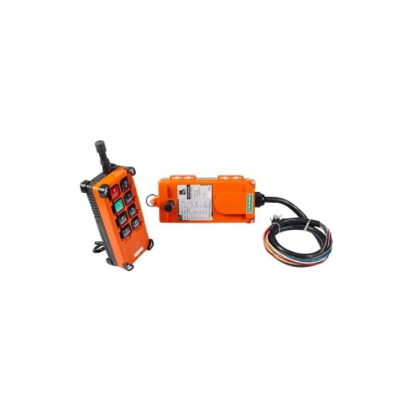 Комплект радиоуправления GEARSEN f21-e1b 380 В, 6 кнопок GRCP 6-380