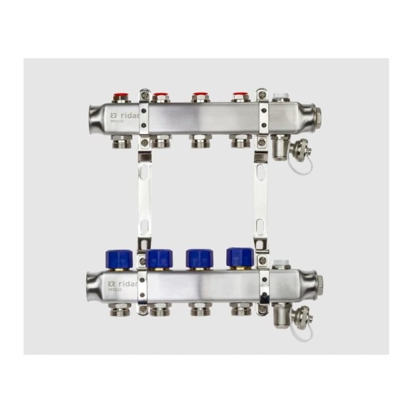 Комплект коллекторов Ридан SSM-9R set с кронштейнами, 9 контуров 088U0979R Комплект коллекторов Ридан SSM-9R set с кронштейнами, 9 контуров 088U0979R