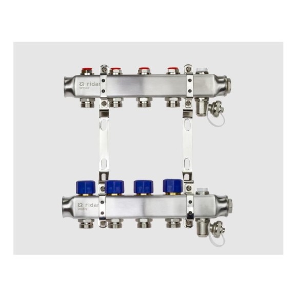 Комплект коллекторов Ридан SSM-4R set с кронштейнами, 4 контура 088U0974R Комплект коллекторов Ридан SSM-4R set с кронштейнами, 4 контура 088U0974R