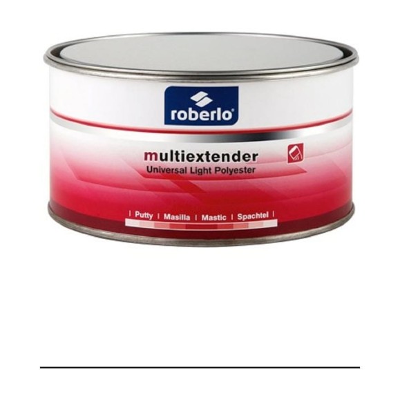 Шпатлевка ROBERLO multiextender полиэфирная, облегченная, универсальная + отв., 0.75 л 61003
