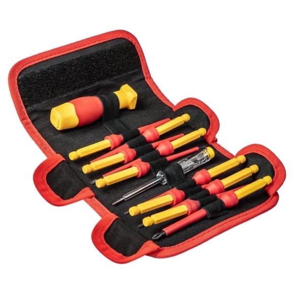 Отверточные наконечники с держателем NEO Tools 1000 В, 12 шт. 01-308