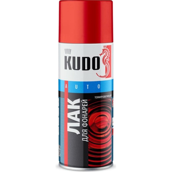 Лак для тонировки фар KUDO красный KU-9022 Лак для тонировки фар KUDO красный KU-9022