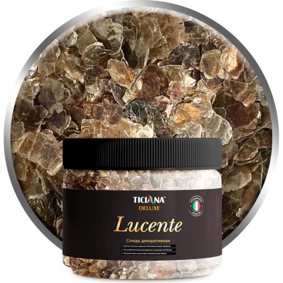 Декоративная добавка - слюда Ticiana DeLuxe Lucente небесно-золотой, 0.1 кг 4300003691