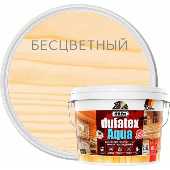 Пропитка Dufa TEX-AQUA бесцветный, 2.5 л Н0000003485
