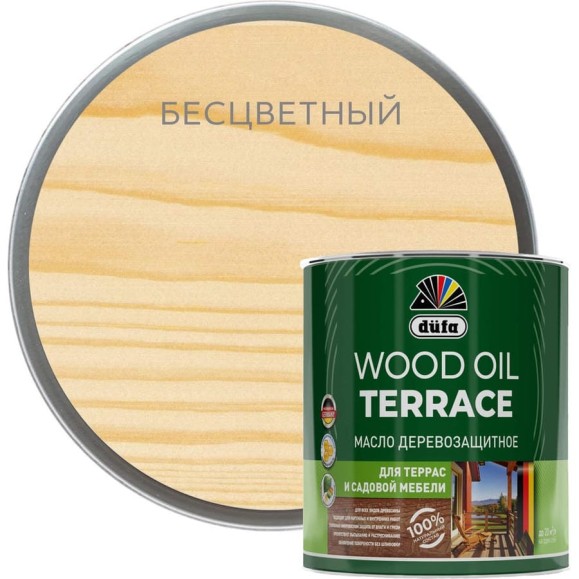 Деревозащитное масло Dufa Wood OIL Terraсe бесцветный, 1.9 л МП00-011139 Деревозащитное масло Dufa Wood OIL Terraсe бесцветный, 1.9 л МП00-011139