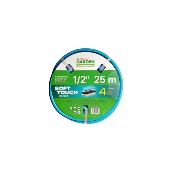Поливочный шланг STARTUL Soft Touch Garden ST6040-1/2-25 Поливочный шланг STARTUL Soft Touch Garden ST6040-1/2-25