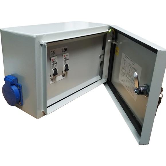 Ящик с понижающим трансформатором EKF ЯТП IP54 0,25кВА 220/36В Basic yatp-ip54-0,25-220/36v-2a