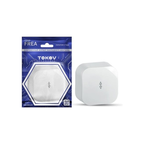 1-клавишный переключатель TOKOV ELECTRIC оп frea 10а ip20 250в абс-пластик бел. TKE-FR-P1-C01 1-клавишный переключатель TOKOV ELECTRIC оп frea 10а ip20 250в абс-пластик бел. TKE-FR-P1-C01