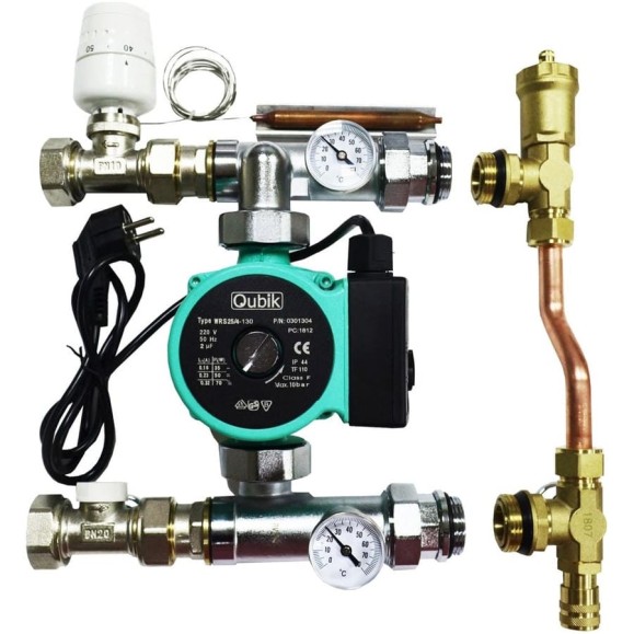 Насосно-смесительный узел для теплого пола Rvc ТП ENERGY КОМПЛЕКТ №4 V2 (5-90 м2) 27061