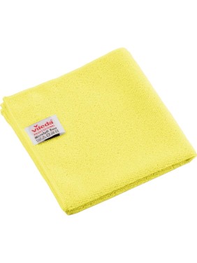 Салфетка Vileda Professional "МикроТафф плюс" 38x38 см, желтый 169923 25492
