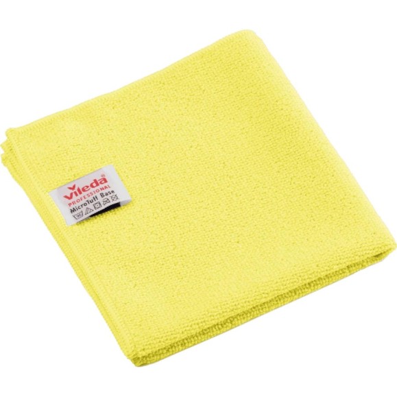Салфетка Vileda Professional "МикроТафф плюс" 38x38 см, желтый 169923 25492