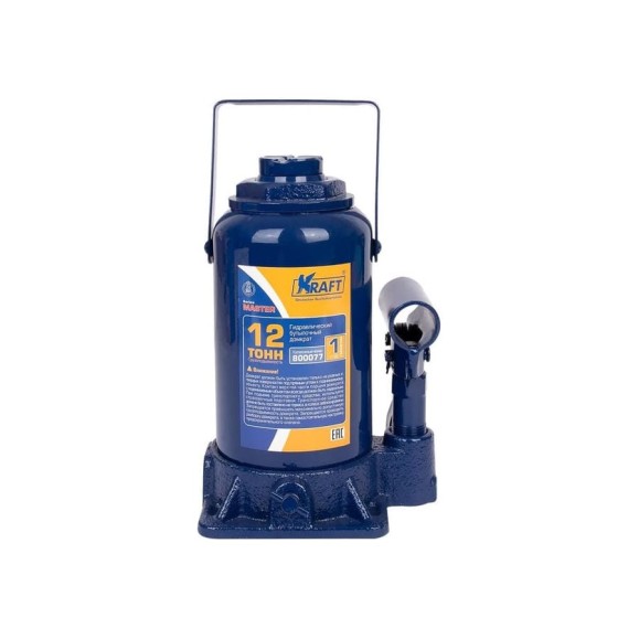 Бутылочный домкрат KRAFT 12т Master KT 800077 Бутылочный домкрат KRAFT 12т Master KT 800077