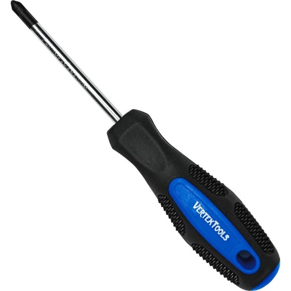 Крестовая отвертка vertextools PH1, 5x75 0050-5-75 Крестовая отвертка vertextools PH1, 5x75 0050-5-75