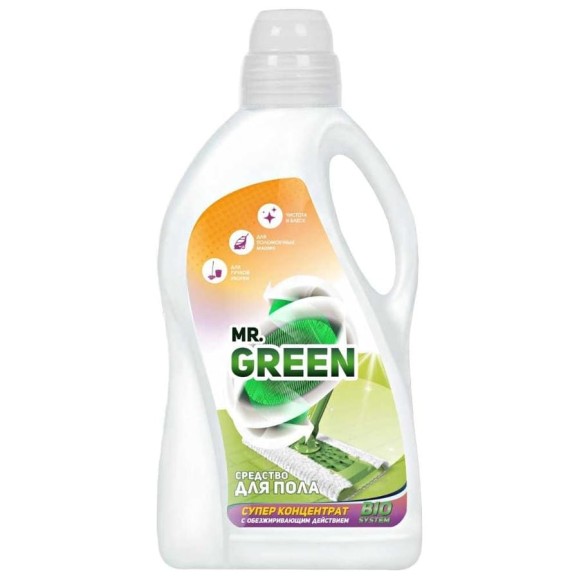 Средство для мытья полов MR.GREEN Bio system, 2 л ПНД 70325
