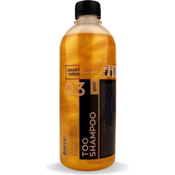 Высокопенный ручной автошампунь Too Shampoo 03 Gold, 0,5 л Smart Open 15030534 Высокопенный ручной автошампунь Too Shampoo 03 Gold, 0,5 л Smart Open 15030534